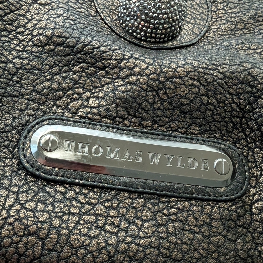 Thomas Wylde Black Skull Embellished Bag - Picture 10 of 11